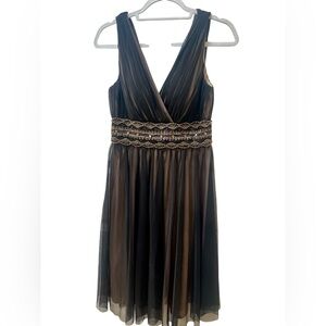 JS Boutique Black Beaded Dress